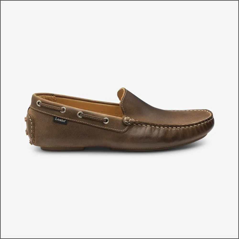 Loake Donington Brown Nubuck Driving Shoe*