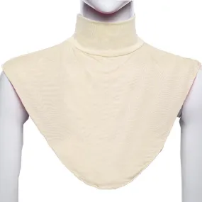 Luxurious Milk Silk Neck Cover - Beige