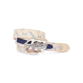 Mauri Cream/Blue Belt