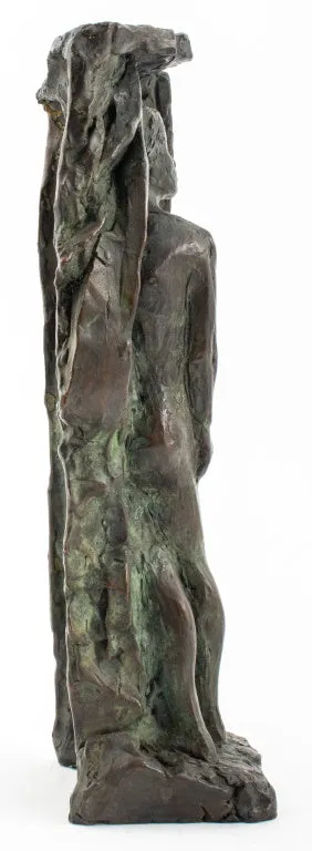 Mid-Century Modern Nude Figure Bronze Sculpture