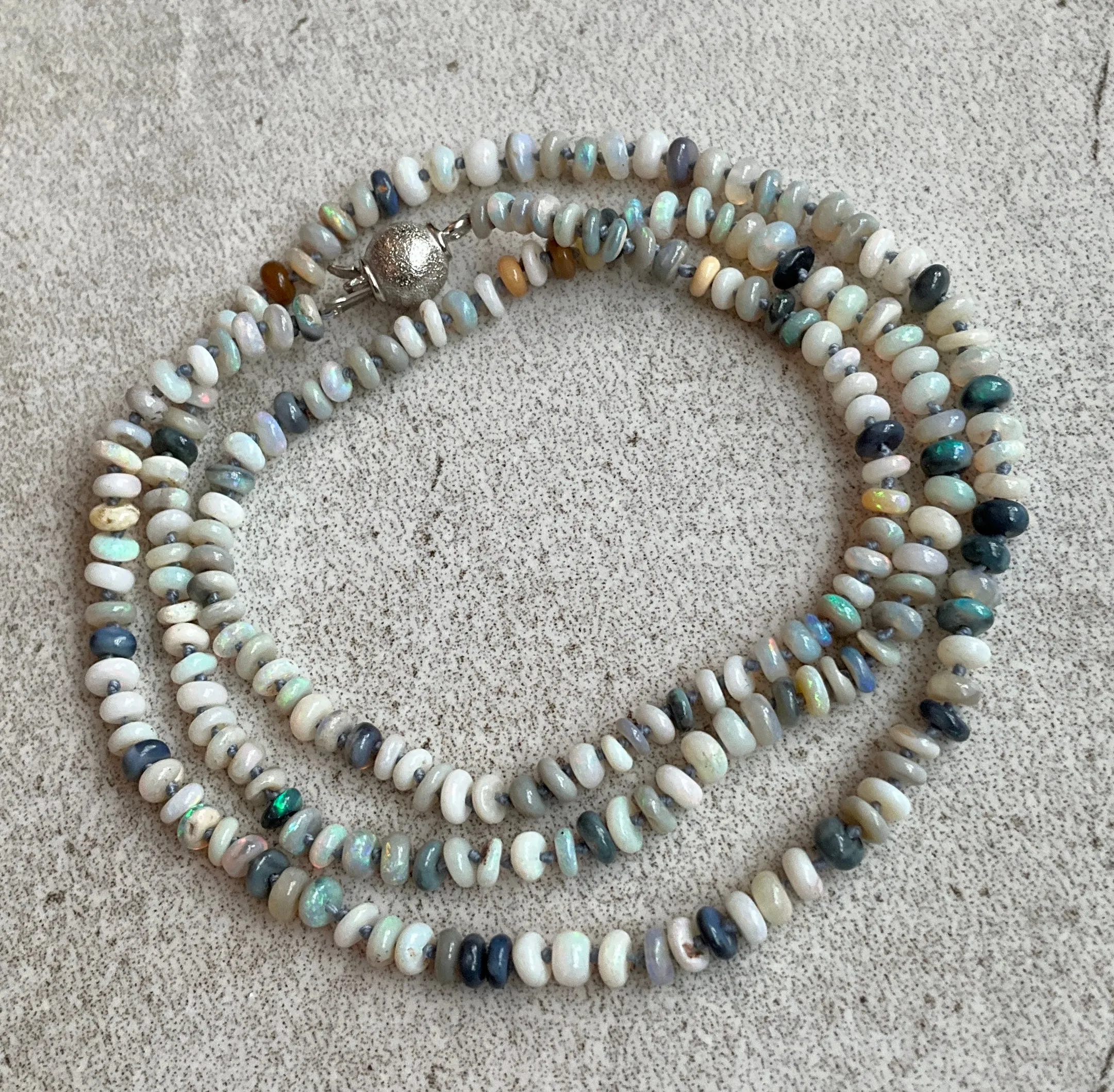 Mini Australian Opal Necklace