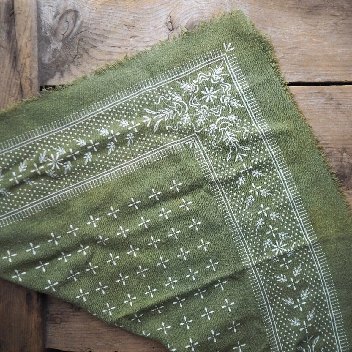 Naturally Dyed Bandana by Eco Raw Studio