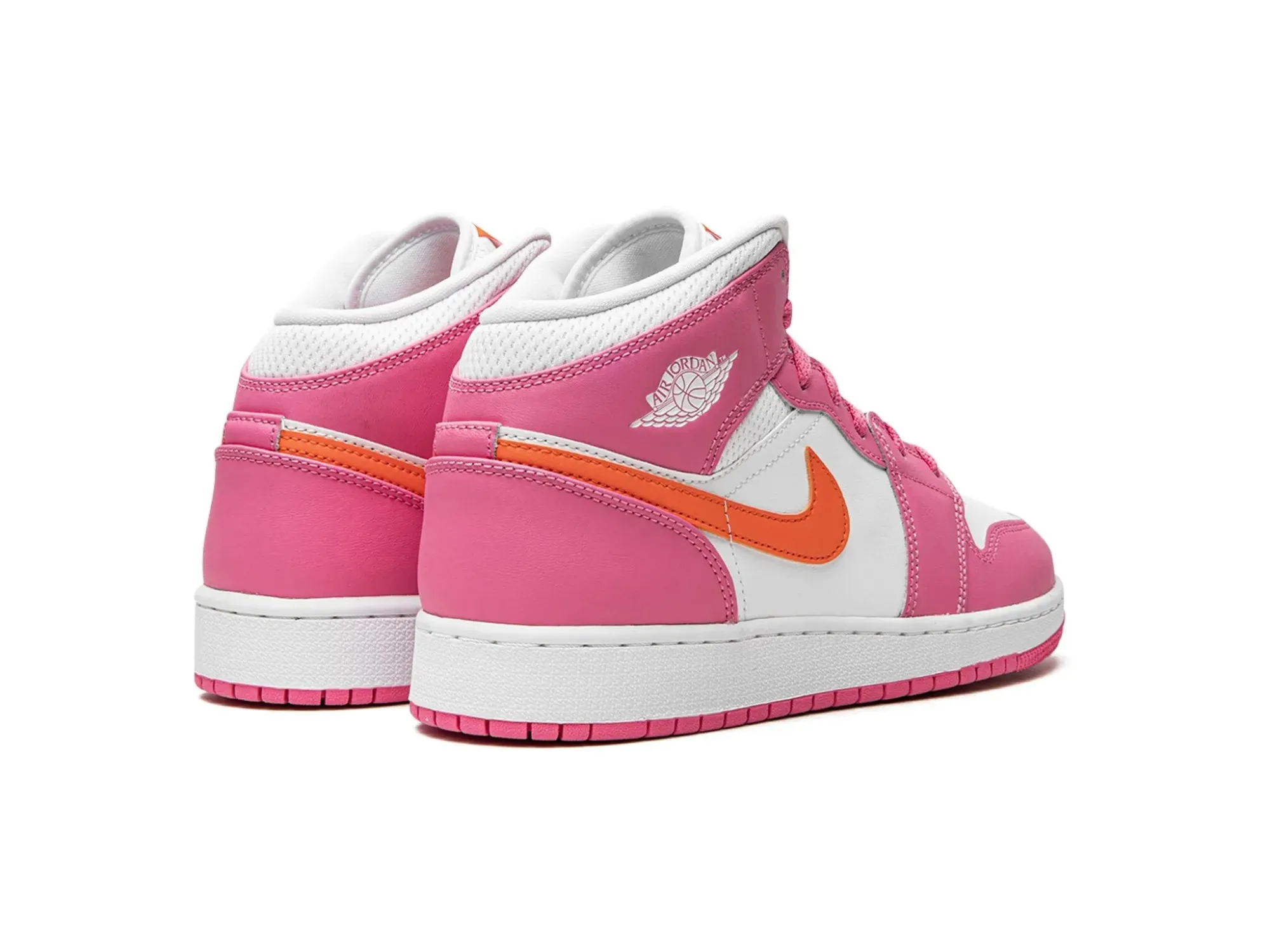 Nike Air Jordan 1 Mid "Pinksicle Safety Orange"