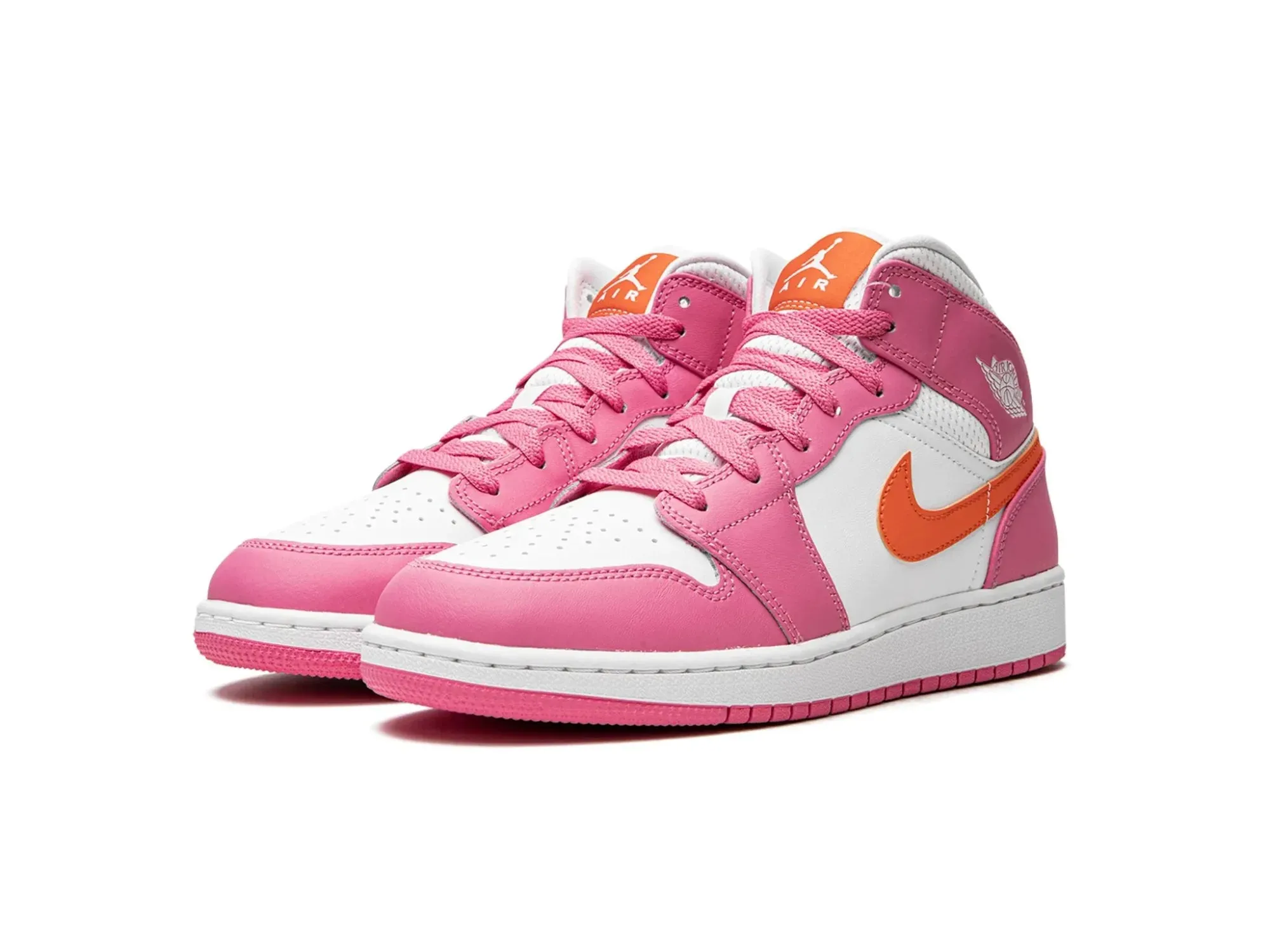 Nike Air Jordan 1 Mid "Pinksicle Safety Orange"