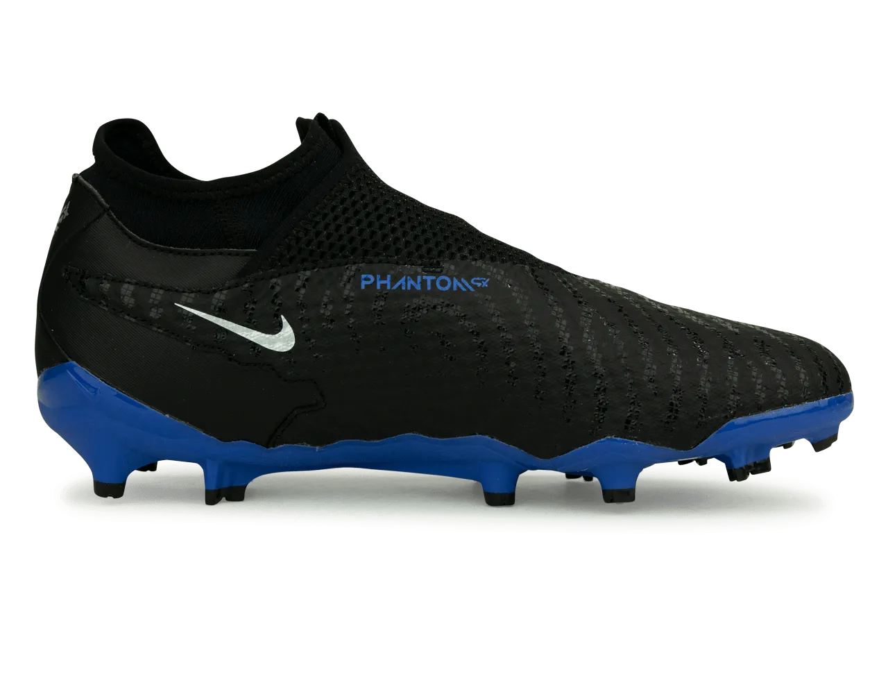 Nike Men's Phantom GX Academy DF FG/MG Black/Blue