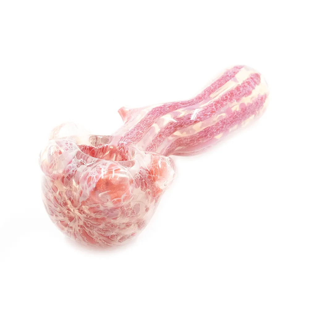 Plumbus Bent Glass Pipe - Pink