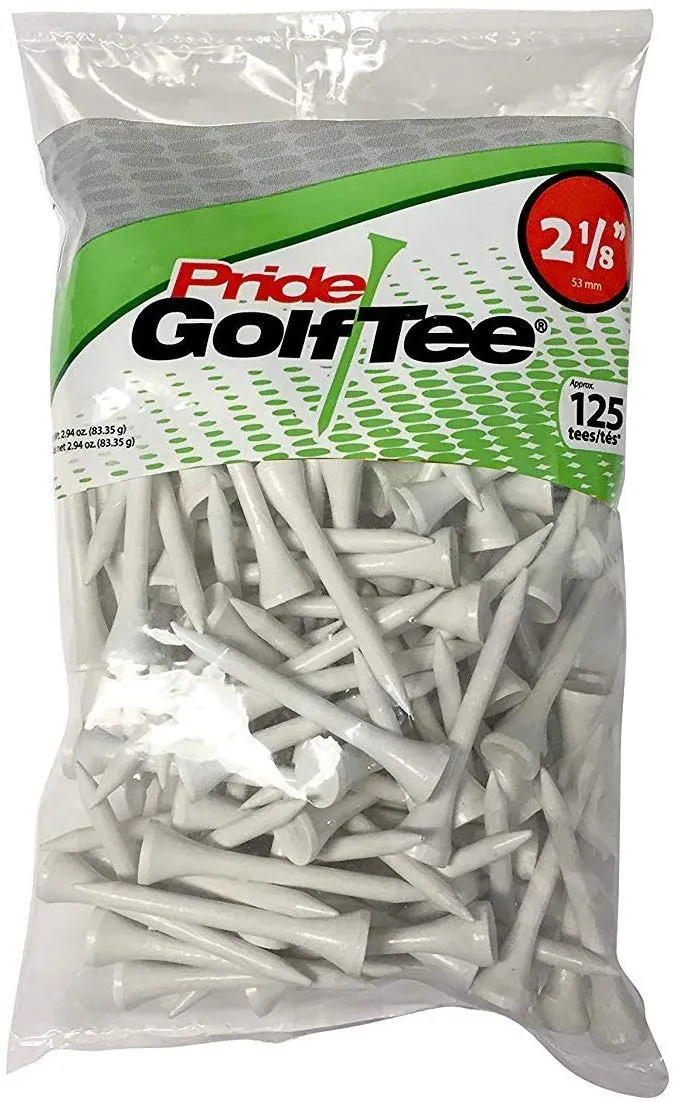 Pride Sports Wood Golf Tees - 2.125