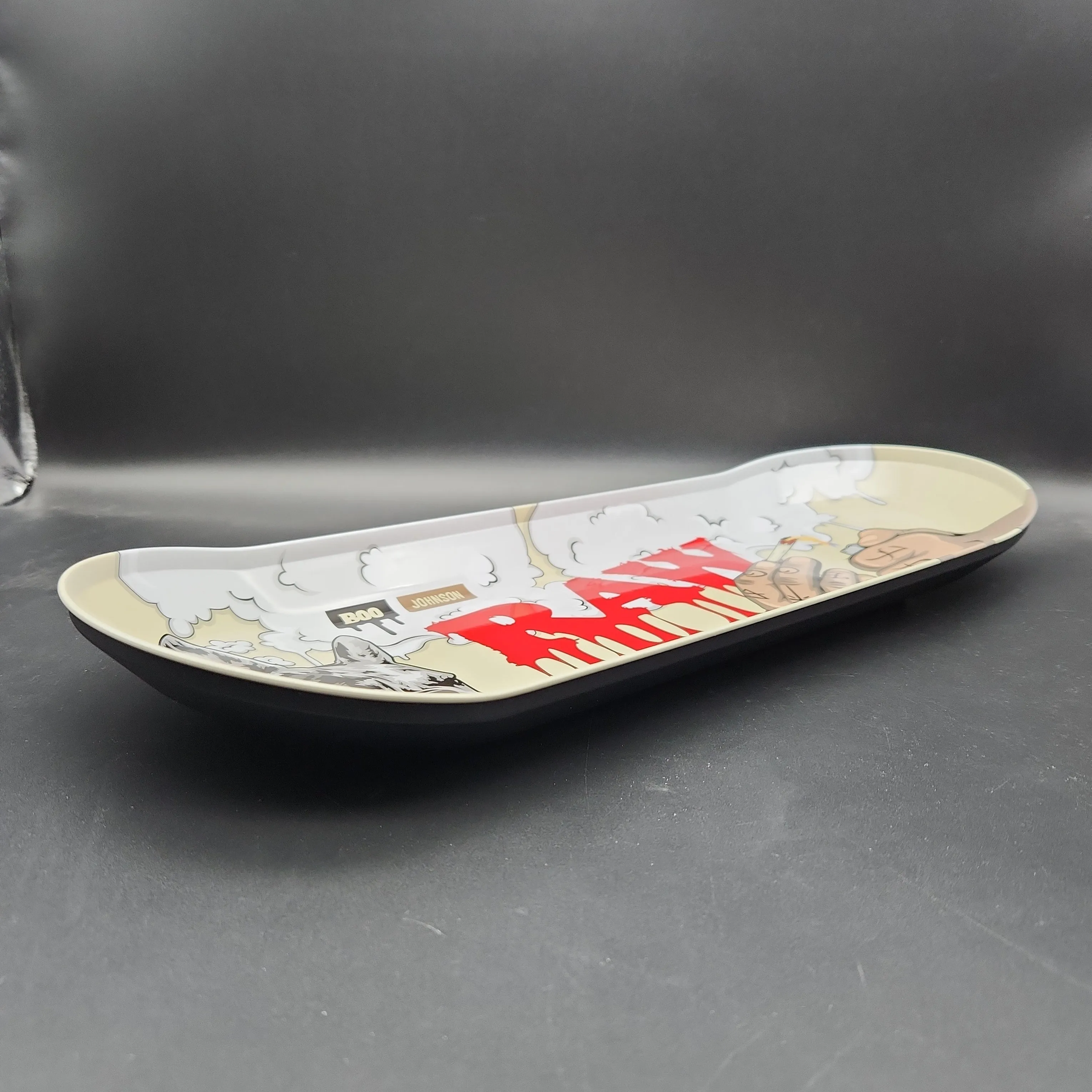 RAW X Boo Johnson Skate Deck Rolling Tray