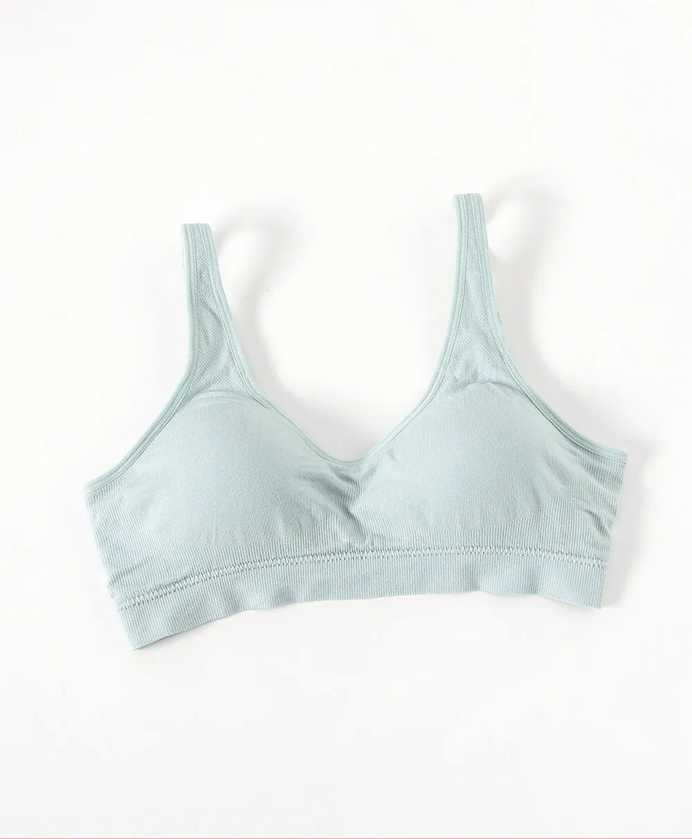 Real Comfy Seamless Wireless Bralette with Back hook