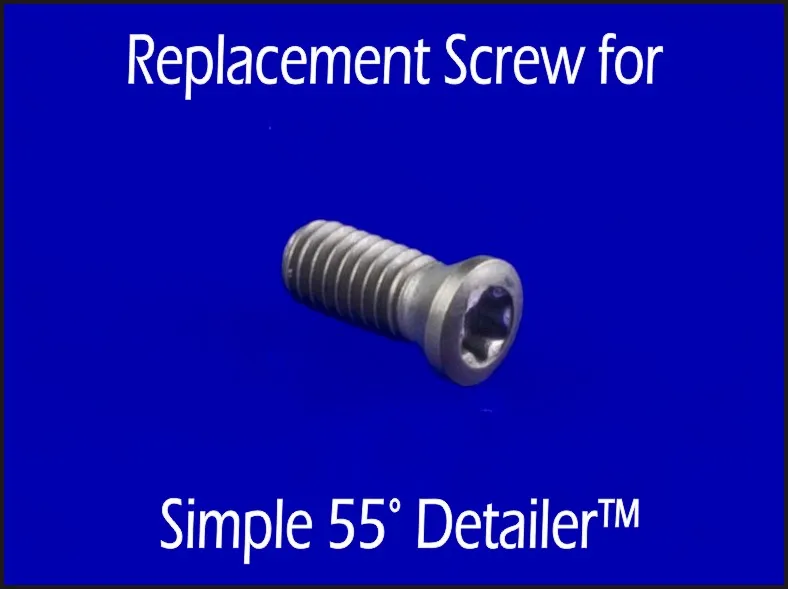 Screw for Full Size Simple 55° Detailer (S55D) Woodturning Tool