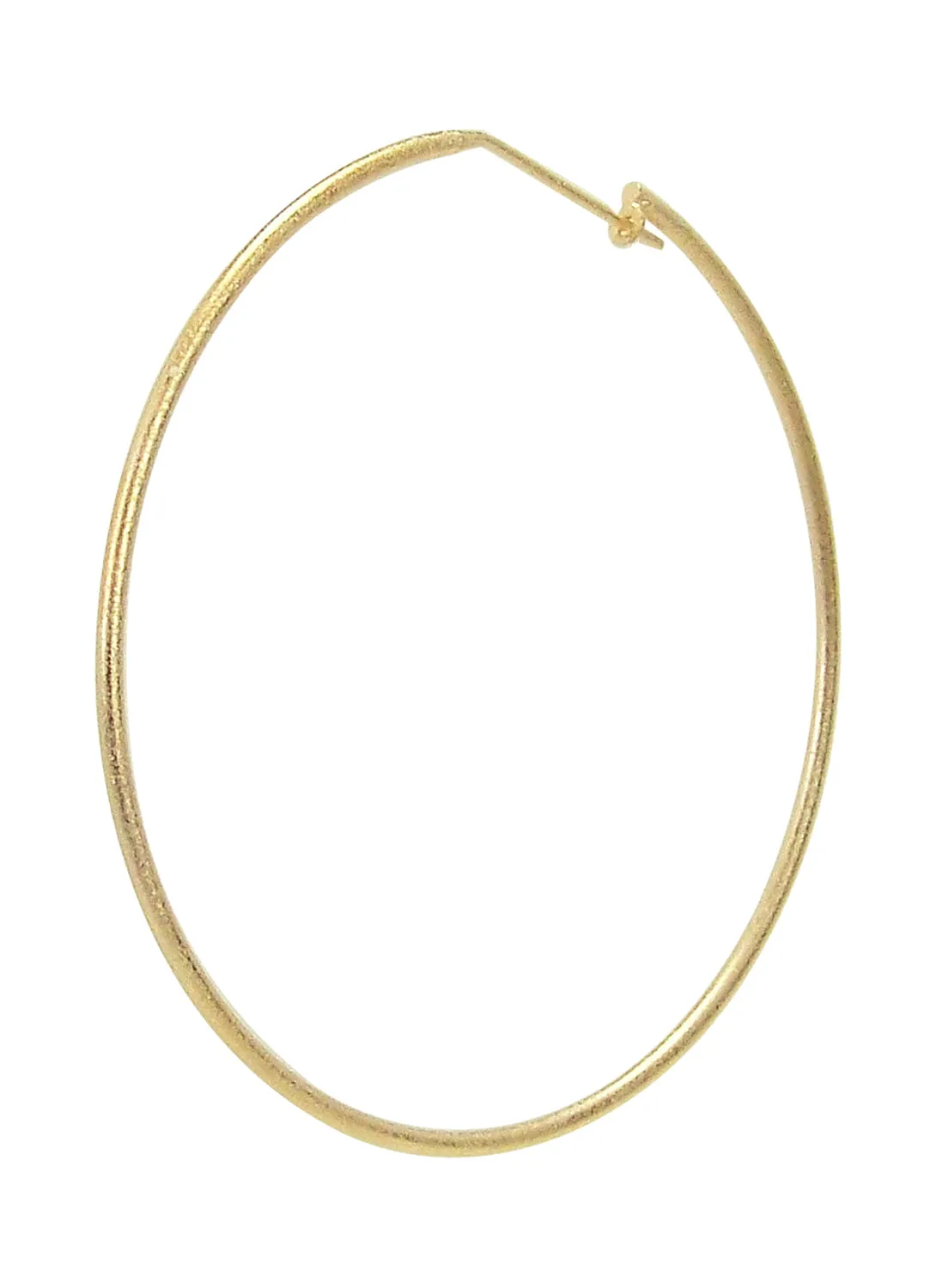 Sheila Fajl Lisa Featherweight Hoop Earrings in Champagne