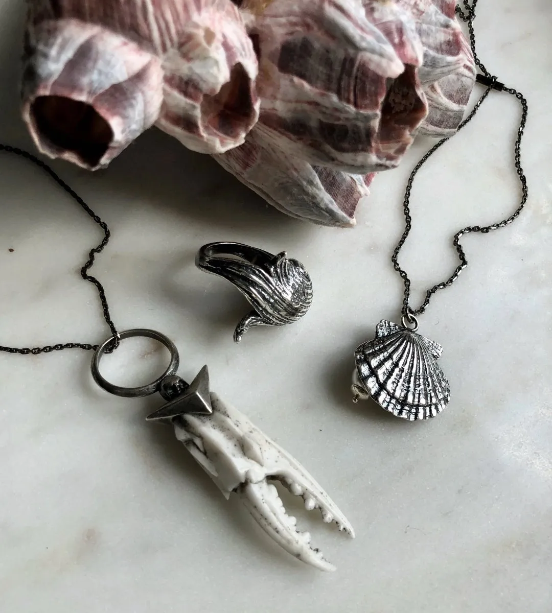 Silver Shell pendant - final sale