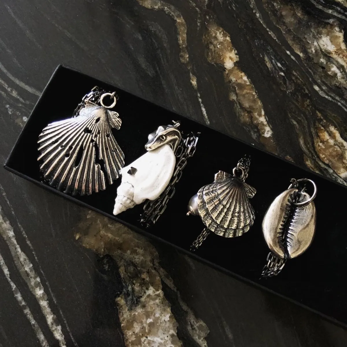 Silver Shell pendant - final sale