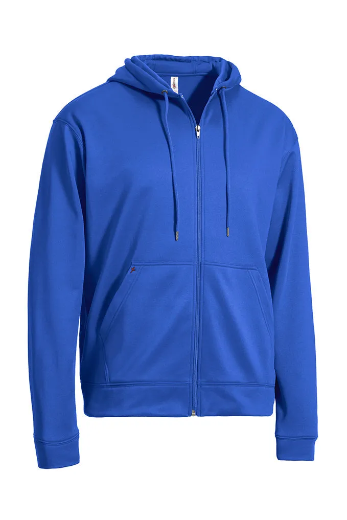 Sleek Tech Zip-Up Hoodie