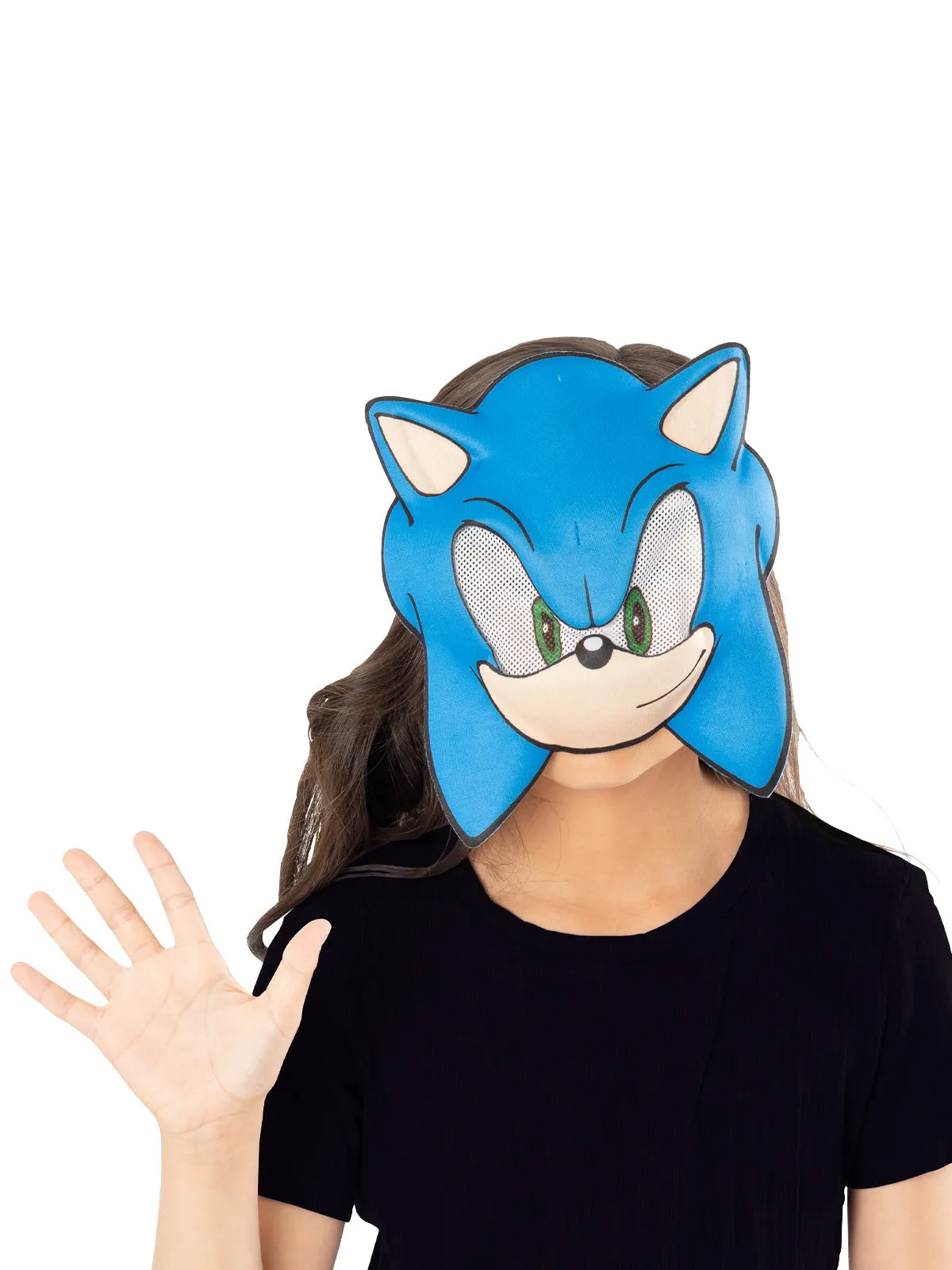 Sonic the Hedgehog Half Mask for Kids - Sonic the Hedgehog