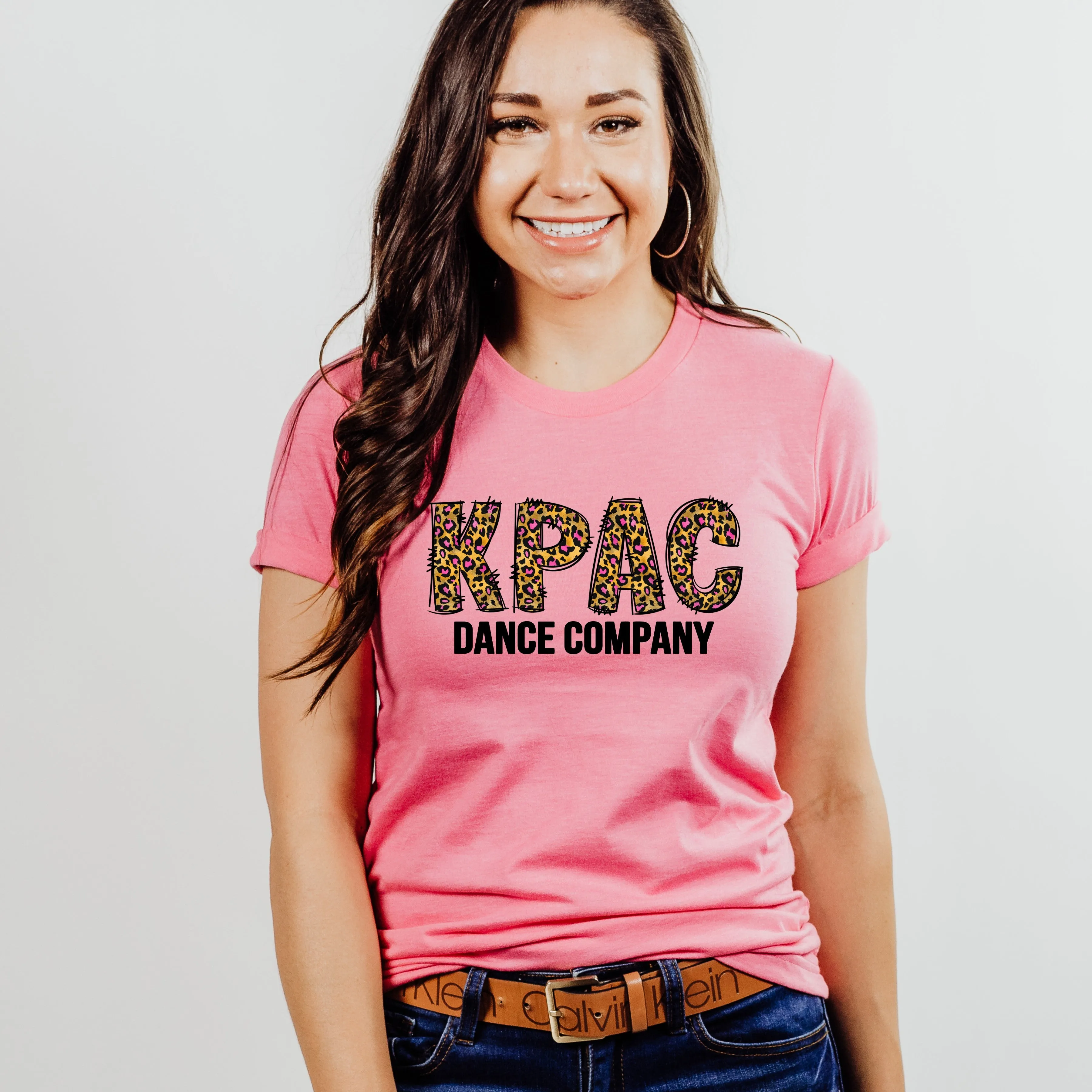 SPIRIT DAY: KPAC Cheetah Print Logo in KPAC Colors | KPAC youth & adult t-shirts