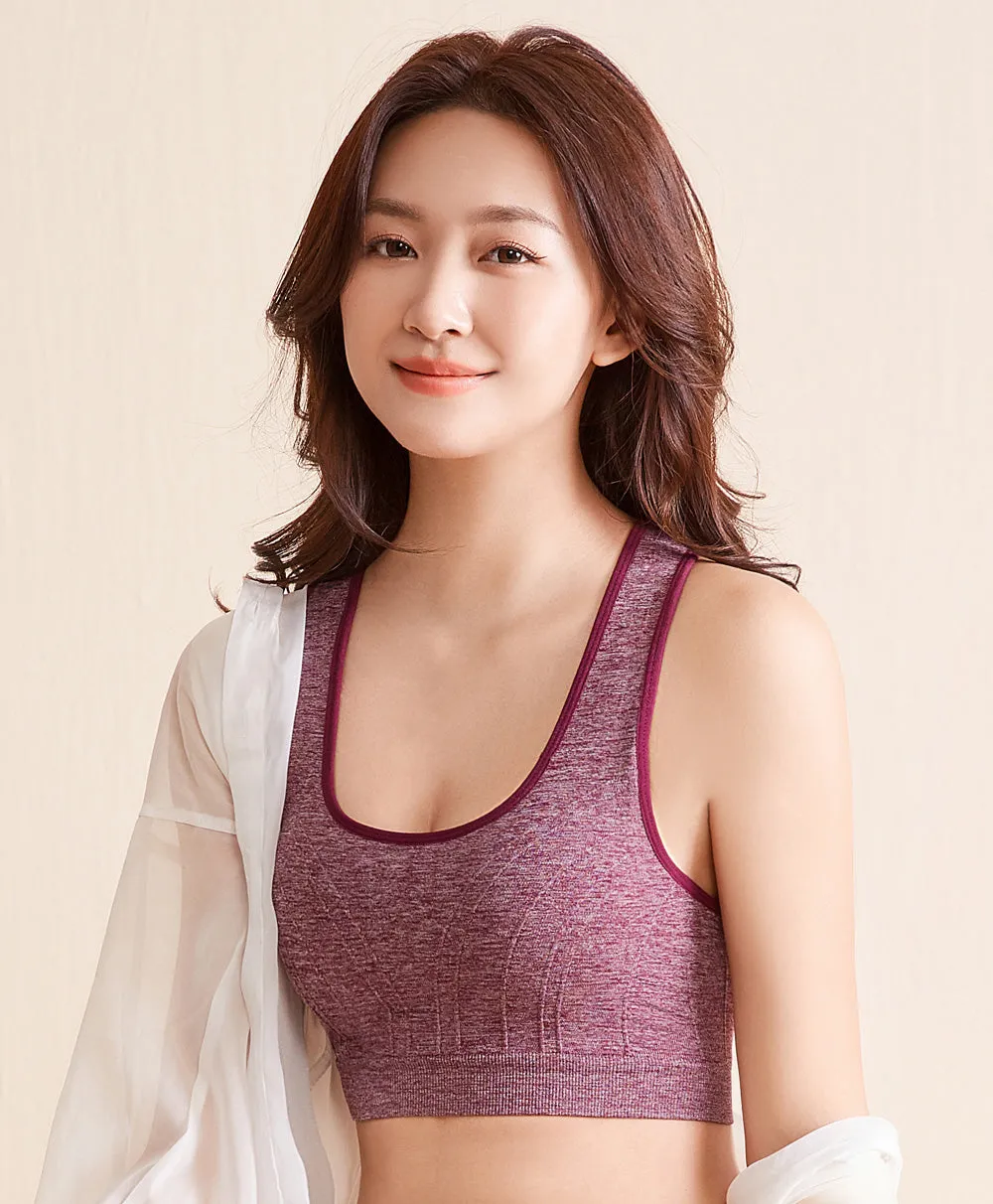 Sporty Melange Racerback Vest