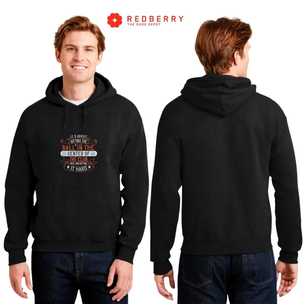 Sudadera Hombre  Hoodie Golf Deporte Frases 027