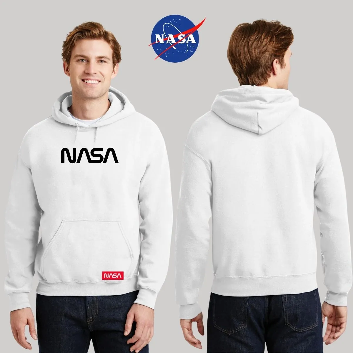 Sudadera para Hombre Hoodie Nasa Worm Mono