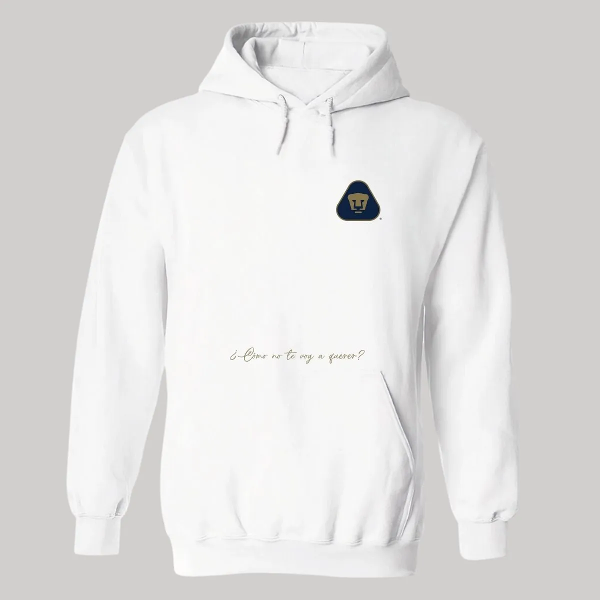 Sudadera para Hombre Hoodie Pumas UNAM Te voy a querer