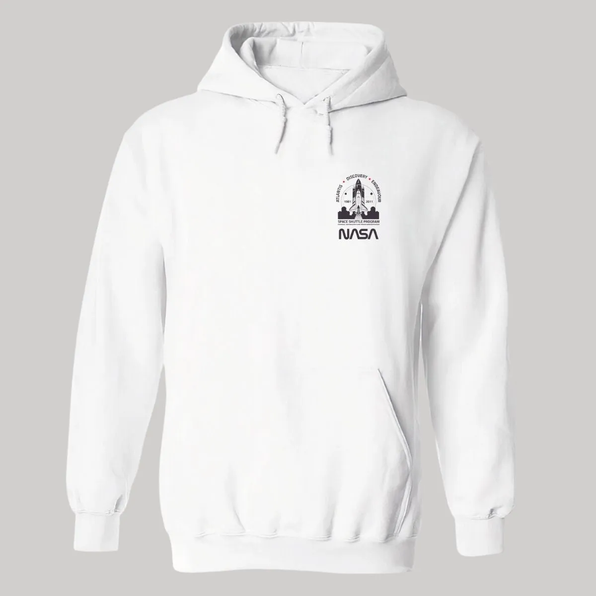 Sweater Suéter Hombre Hoodie Nasa Cohete Espacial Escudo