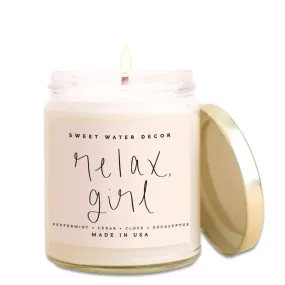 SWEET WATER DECOR | Relax Girl Soy Candle