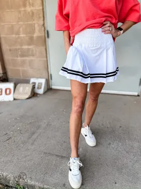 The Bubble - Monroe Skirt - White with Black