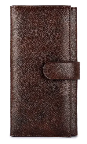 THE CLOWNFISH Brown Passport Wallet (TCFTWLGL-RBR1)