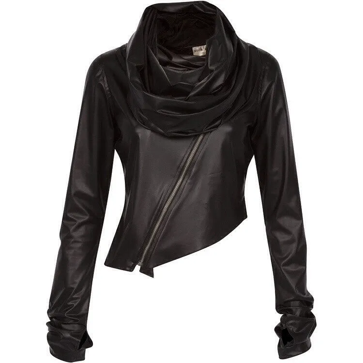 The "Mira" Silver Moto Jacket