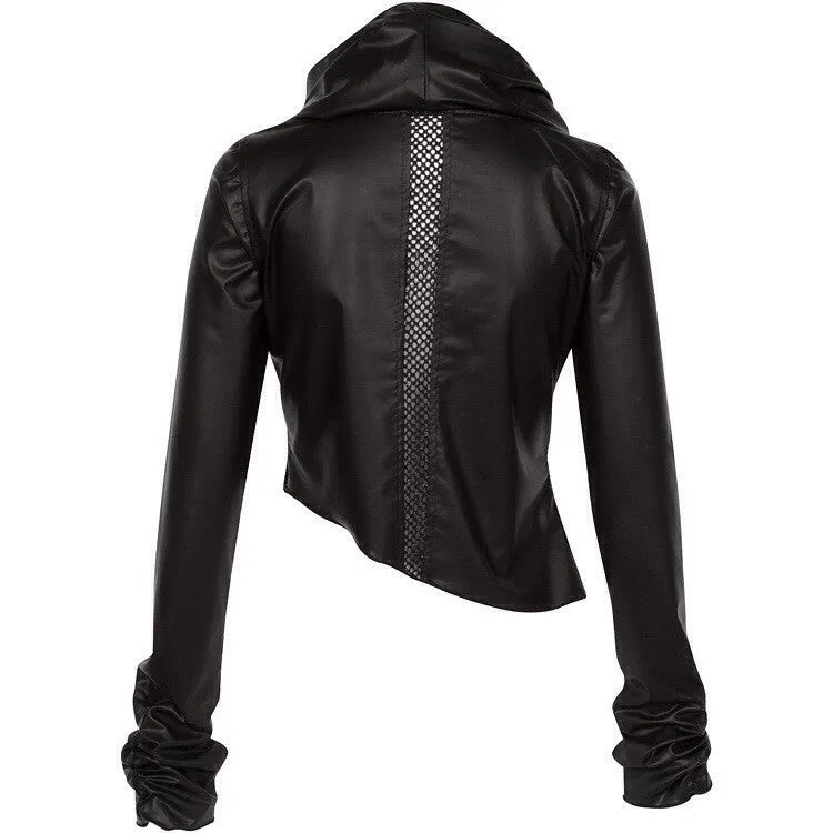 The "Mira" Silver Moto Jacket