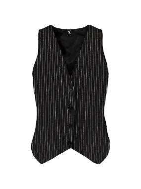 VALBORG vest - Black mix