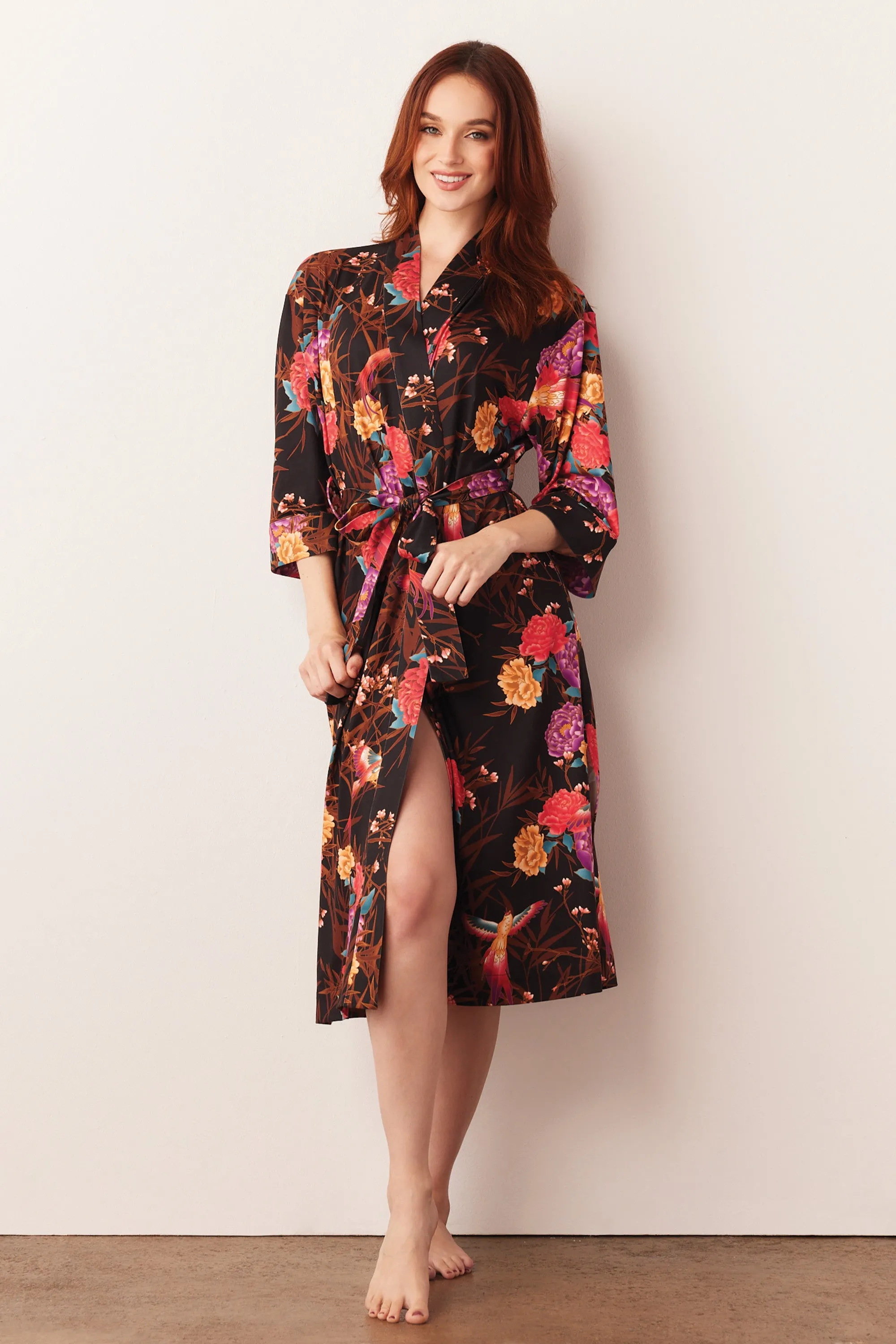 Vera Midi Robe | Twilight Garden