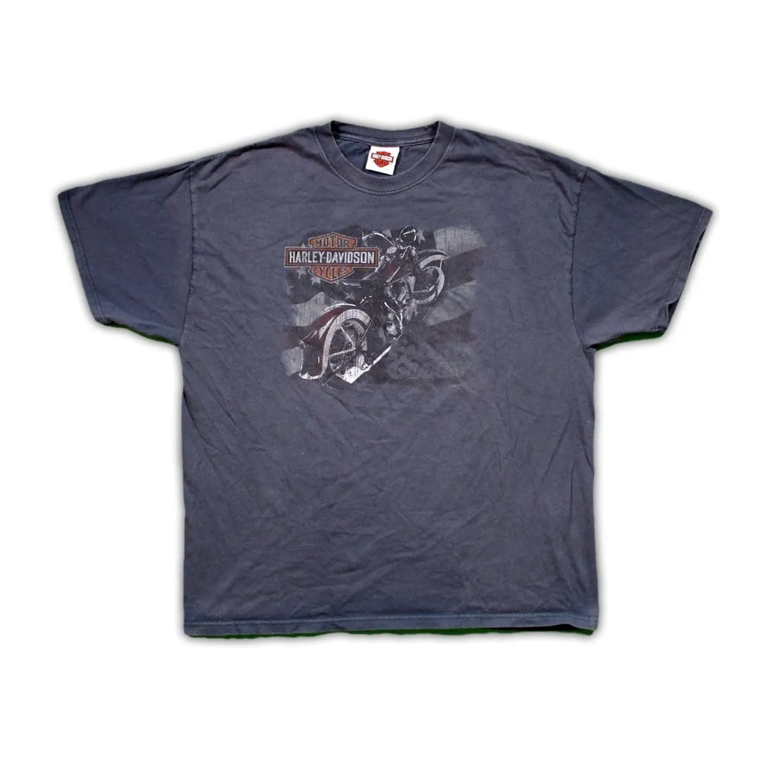 Vintage '07 Blue Harley Davidson Smokey Mountain Tee