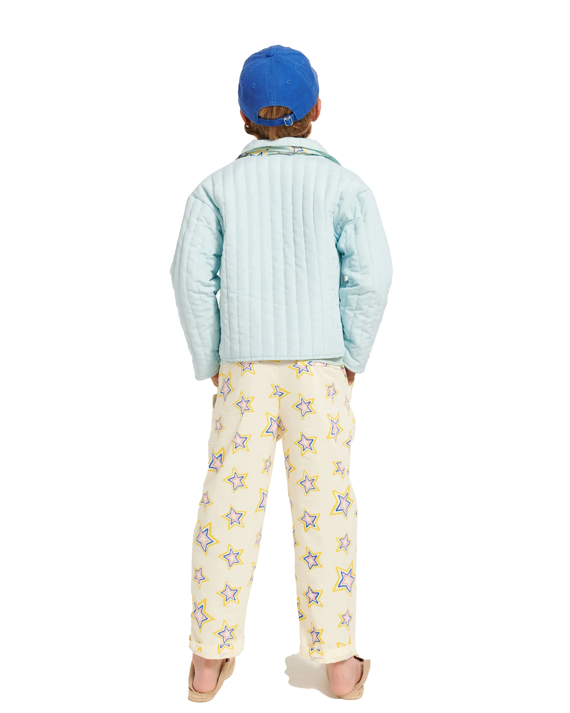 WEEKEND HOUSE KIDS Things I Like STARS ALL OVER REVERSIBLE LIGHT PADDED JACKET