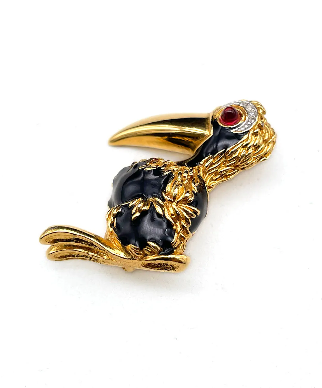 【チェコ買付】ヴィンテージ D'ORLAN バード ブローチ/Vintage D'ORLAN Bird Brooch