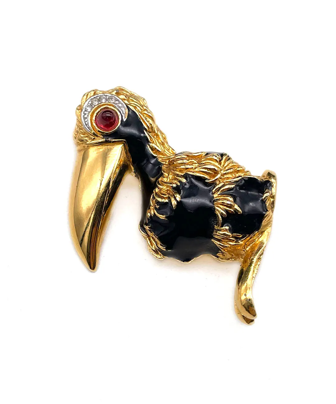 【チェコ買付】ヴィンテージ D'ORLAN バード ブローチ/Vintage D'ORLAN Bird Brooch