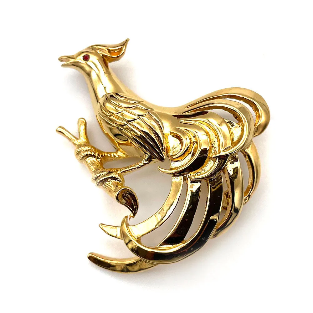 【フランス輸入】ヴィンテージ SPHINX バード ブローチ/Vintage SPHINX Bird Brooch