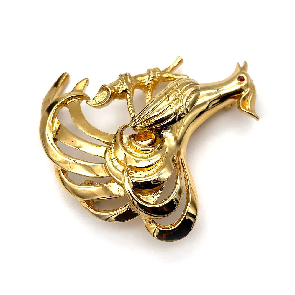 【フランス輸入】ヴィンテージ SPHINX バード ブローチ/Vintage SPHINX Bird Brooch