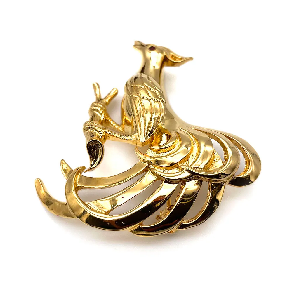 【フランス輸入】ヴィンテージ SPHINX バード ブローチ/Vintage SPHINX Bird Brooch